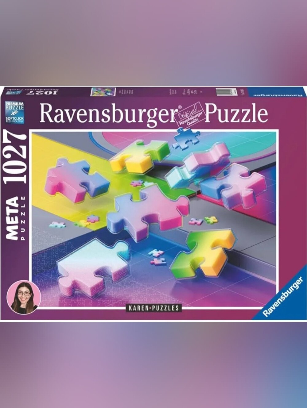 Ravensburger Meta Puzzle By Karen Puzzles Cascade Gradient 1000 Pieces
